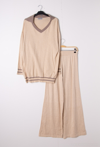 Wholesaler Les Bonnes Copines - Long sweater and pants set