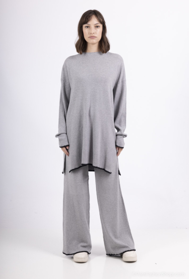 Wholesaler Les Bonnes Copines - Long sweater and pants set