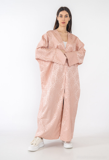 Grossiste Les Bonnes Copines - Kimono long ouvert en brocart