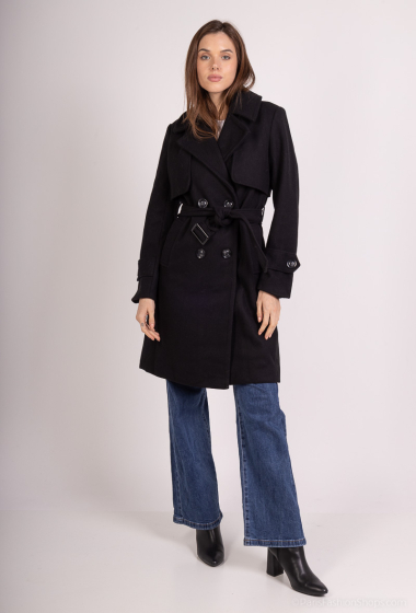 Wholesaler Les Bonnes Copines - Sleeveless faux leather perfecto jacket