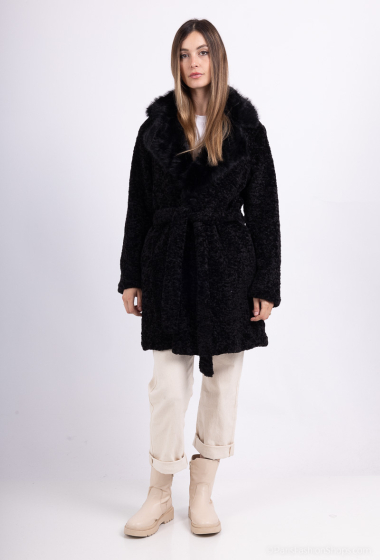 Wholesaler Les Bonnes Copines - Moumoute coat with fur