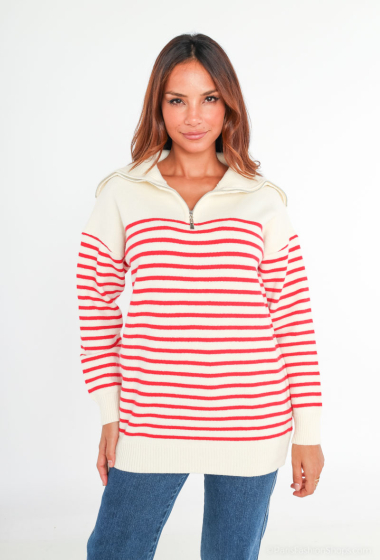Wholesaler Les Bonnes Copines - Sailor turtleneck sweater