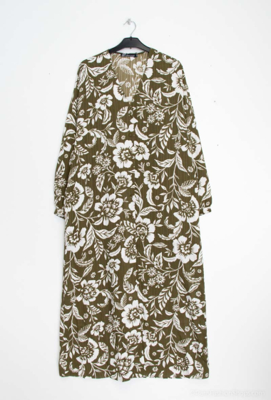 Großhändler Les Bonnes Copines - Lockeres Kleid mit Blumendruck
