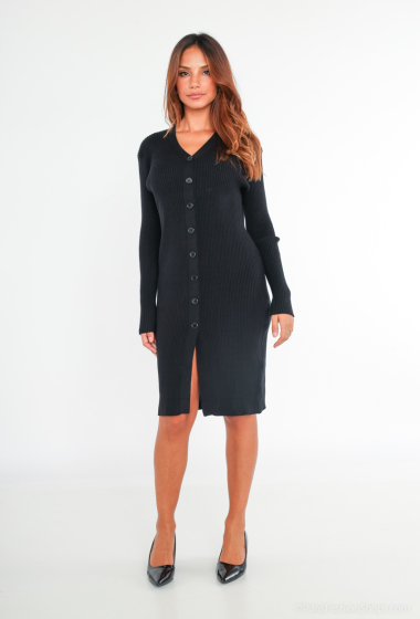 Wholesaler Les Bonnes Copines - Plain knit dress