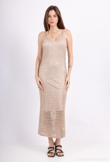 Wholesaler Les Bonnes Copines - Sleeveless mesh dress