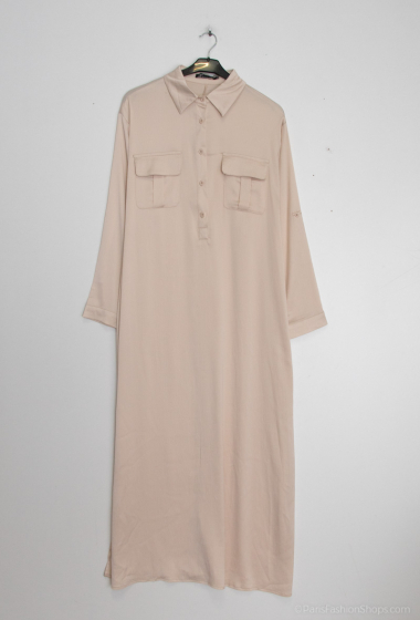 Wholesaler Les Bonnes Copines - Printed shirt dress