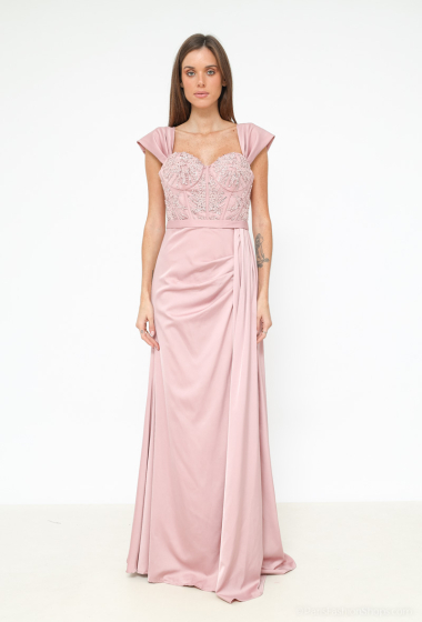 Wholesaler Les Voiliers - Embroidered bodice dress