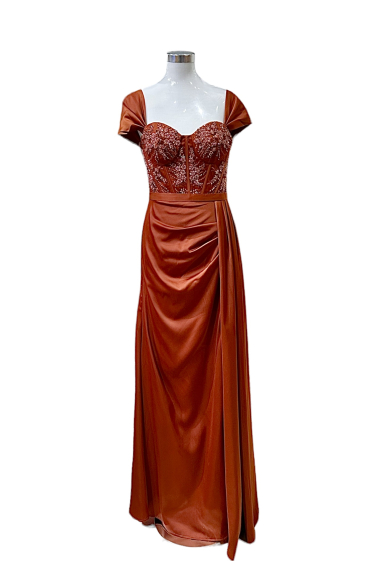 Großhändler Les Voiliers - Kleid mit besticktem Oberteil