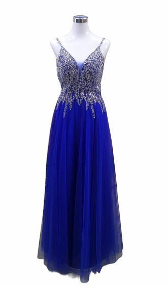 Wholesaler Les Voiliers - Tulle and rhinestone evening dress