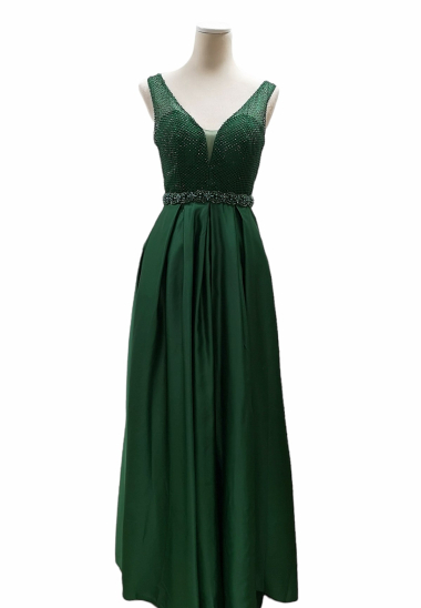Wholesaler Les Voiliers - Long rhinestone sleeveless dress