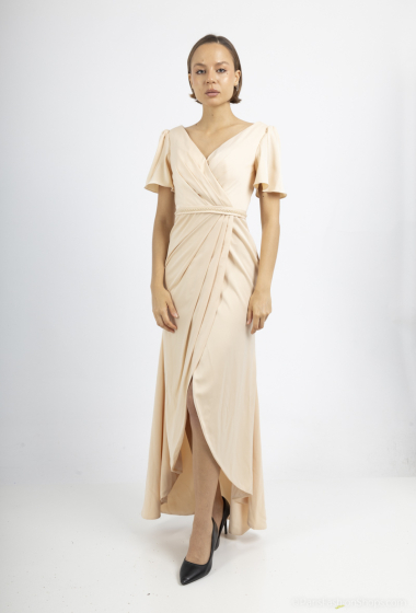 Wholesaler Les Voiliers - Short sleeve satin dress