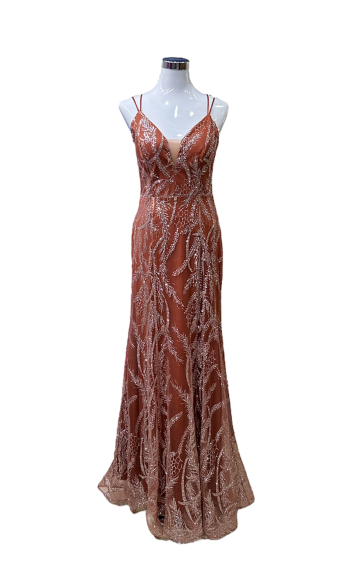 Wholesaler Les Voiliers - Long rhinestone mermaid dress