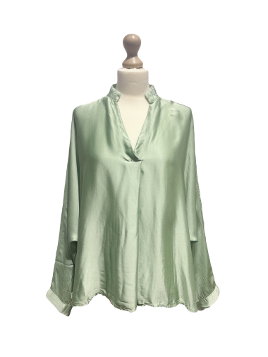 Wholesaler L'ESSENTIEL - Pleated after-sales service blouse