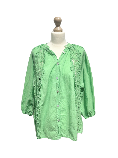 Wholesaler L'ESSENTIEL - BEA Shirt with Lace Detail