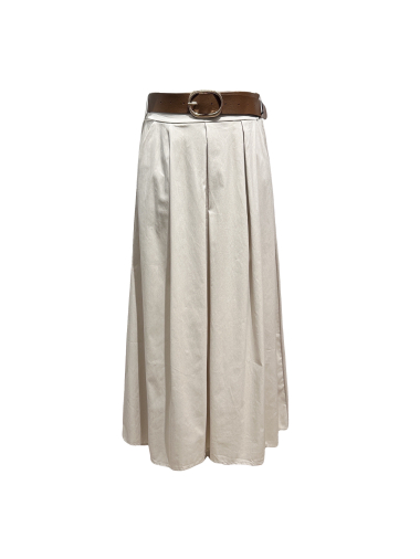 Wholesaler L'ESSENTIEL - Flared Skirt With Belt
