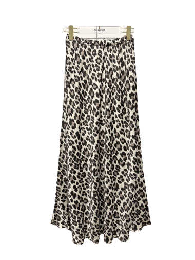Wholesaler L'ESSENTIEL - SITA Sirene Leopard Print Satin Skirt