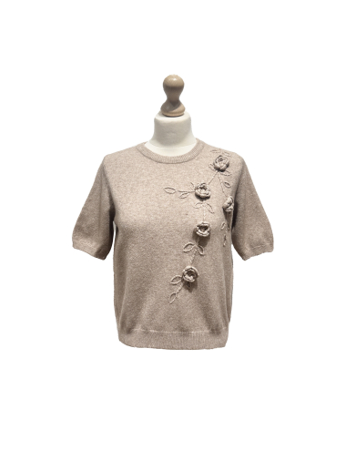 Wholesaler L'ESSENTIEL - ANGORA 3D Flower Sweater