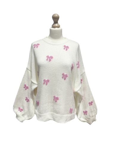 Wholesaler L'ESSENTIEL - NATHY Bow Print Sweater