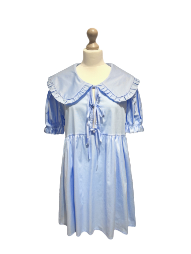 Großhändler L'ESSENTIEL - Kleid mit Kragen und Schleife von Claudine