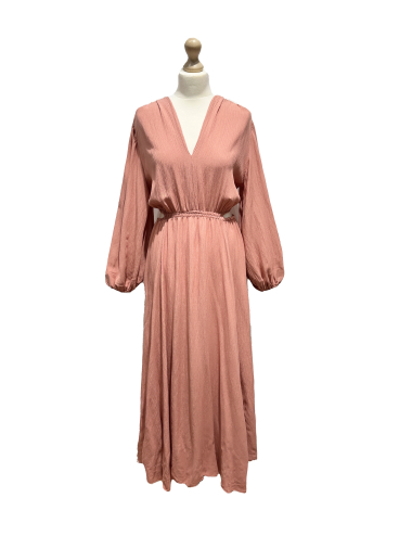 Großhändler L'ESSENTIEL - Kleid mit V-Ausschnitt und seitlicher Öffnung