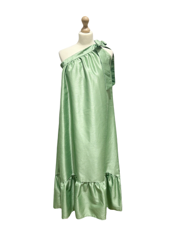Großhändler L'ESSENTIEL - One-Shoulder-Kleid mit Schleife POLY High Range