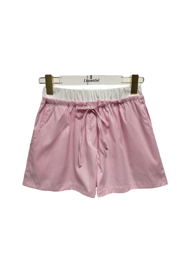 Wholesaler L'ESSENTIEL - CATHY Fluid Striped Shorts With Pocket