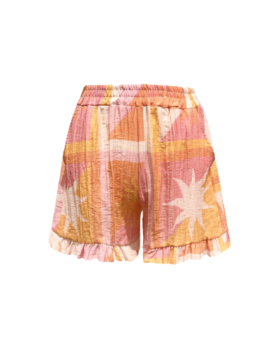 Wholesaler L'ESSENTIEL - Ruffle Linen Melanger Shorts