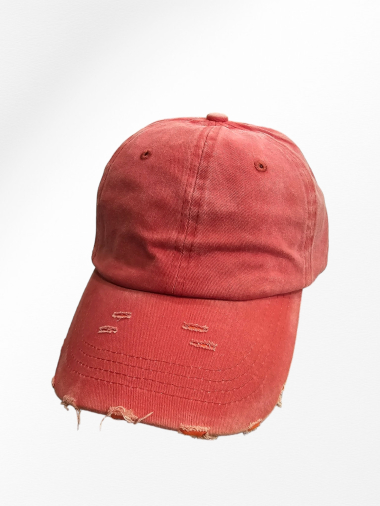 Großhändler LEXA PLUS - Kappe aus verblasstem Baumwolldenim