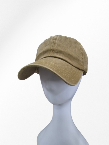 Großhändler LEXA PLUS - Kappe aus verblasstem Baumwolldenim