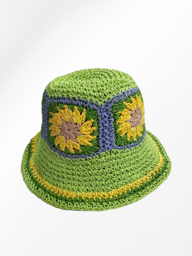 Grossiste LEXA PLUS - chapeau capeline en crochet