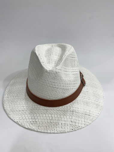 Wholesaler LEXA PLUS - Men's hat with faux leather buckle
