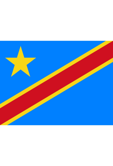 Grossiste LEXA PLUS - Drapeau Congo Kinshasa RDC 150x90 cm