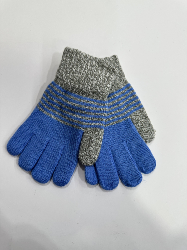 Wholesaler LEXA PLUS - Lined striped children's glove