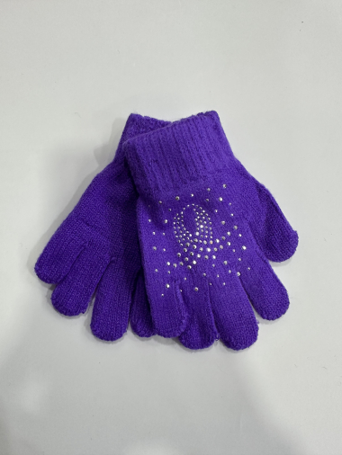 Wholesaler LEXA PLUS - Simple glittery children's glove