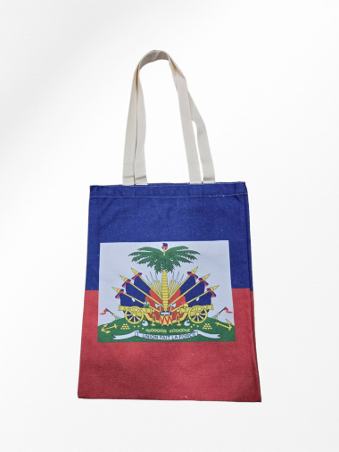 Grossiste LEXA PLUS - Tote bag en coton Haiti