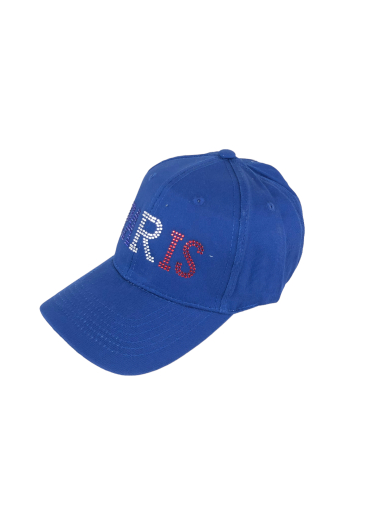 Großhändler Lidy's - Glänzende Paris-Mütze blau weiß rot