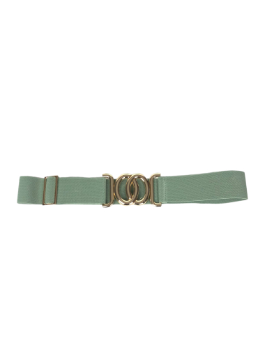 Wholesaler Lidy's - Elastic belt with fancy gold buckle