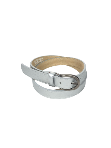 Wholesaler Lidy's - Plain Jean Belt with silver buckle