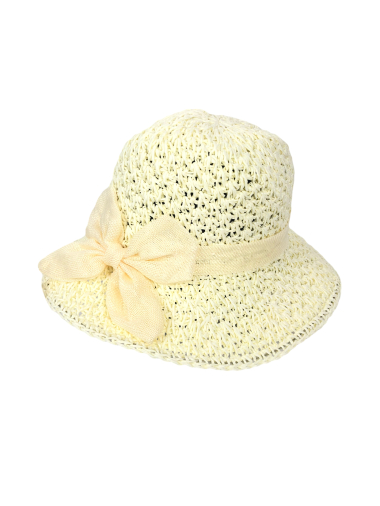 Wholesaler Lidy's - Crochet hat with bow tie
