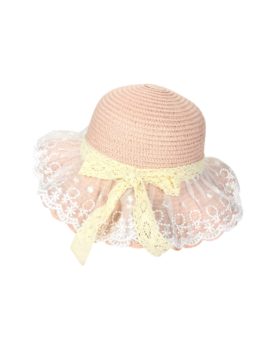 Wholesaler Lidy's - Children's lace bow tie hat