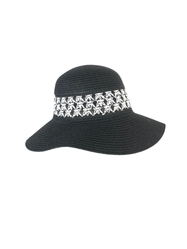 Wholesaler Lidy's - Hat with wide band crochet effect