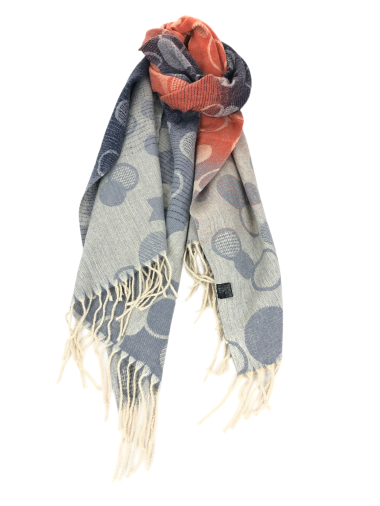 Wholesaler Lidy's - Fancy multicolored scarf with patterns