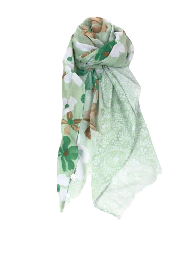Wholesaler Lidy's - Printed scarf with shine