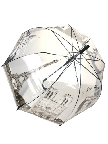 Grossiste Lidy's - Parapluie Monuments Paris forme arrondie