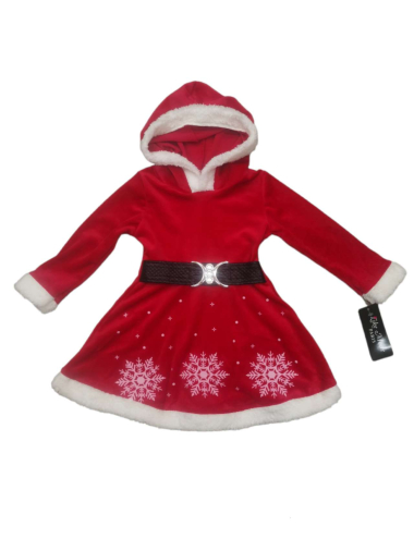 Wholesaler LIKE FASHION - Christmas dress with fur