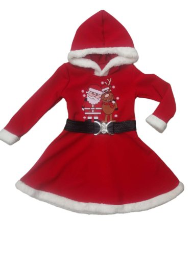 Wholesaler LIKE FASHION - Christmas dress, fake vest