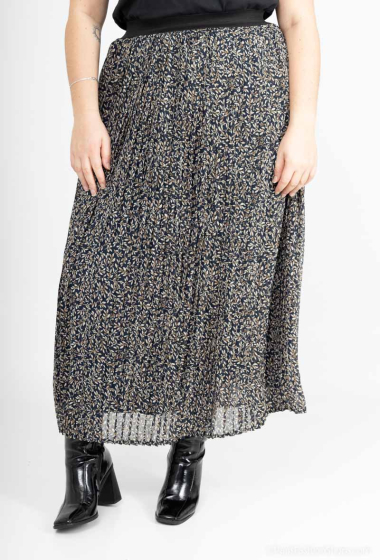 Wholesaler Lilie Plus - Printed skirt with plus size