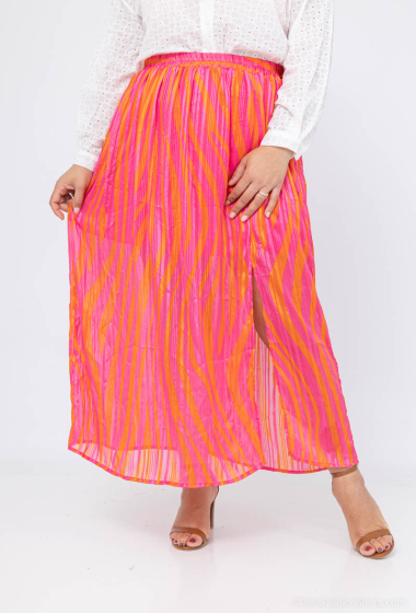 Wholesaler Lilie Plus - plus size print skirt