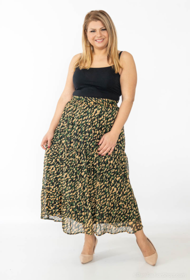 Wholesaler Lilie Plus - Plus size print skirts