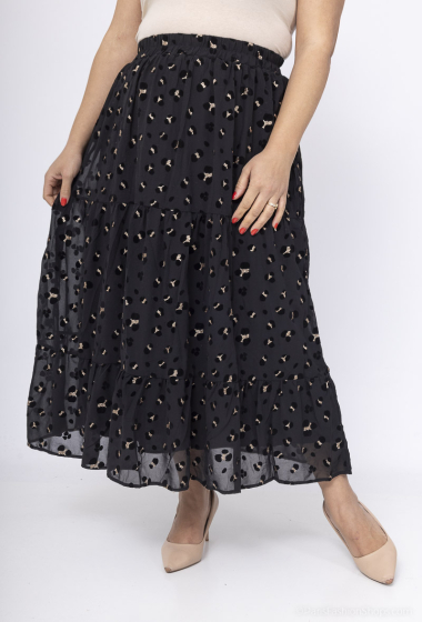 Großhändler Lilie Plus - Röcke mit Print in Übergröße